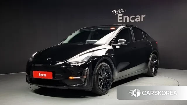 Tesla Model Y 2021 Черный из Кореи