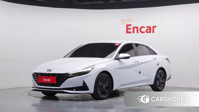 Hyundai Avante (CN7) 2020 Белый из Кореи