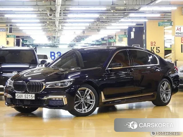 BMW 7 Series (G11) 2018 Синий из Кореи