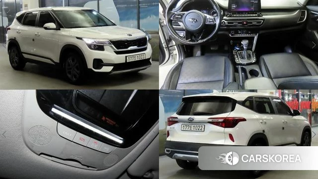 Kia Seltos 2021 Белый из Кореи