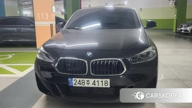 BMW X2 (F39) 2021 Черный из Кореи