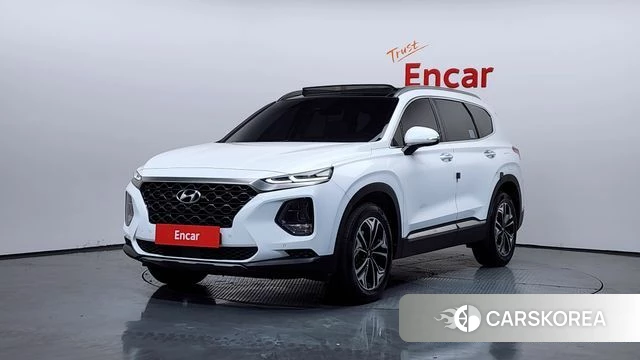 Hyundai Santa Fe TM 2019 Белый из Кореи