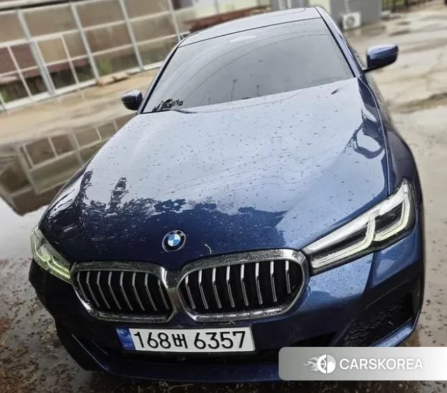 BMW 5 Series (G30) 2020 Синий из Кореи