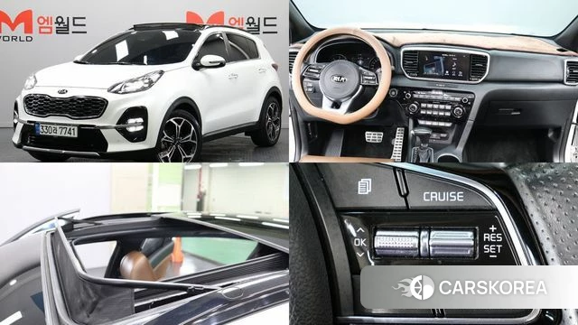 Kia Sportage The Bold 2019 Белый из Кореи