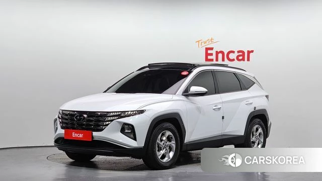 Hyundai Tucson (NX4) 2021 Белый из Кореи
