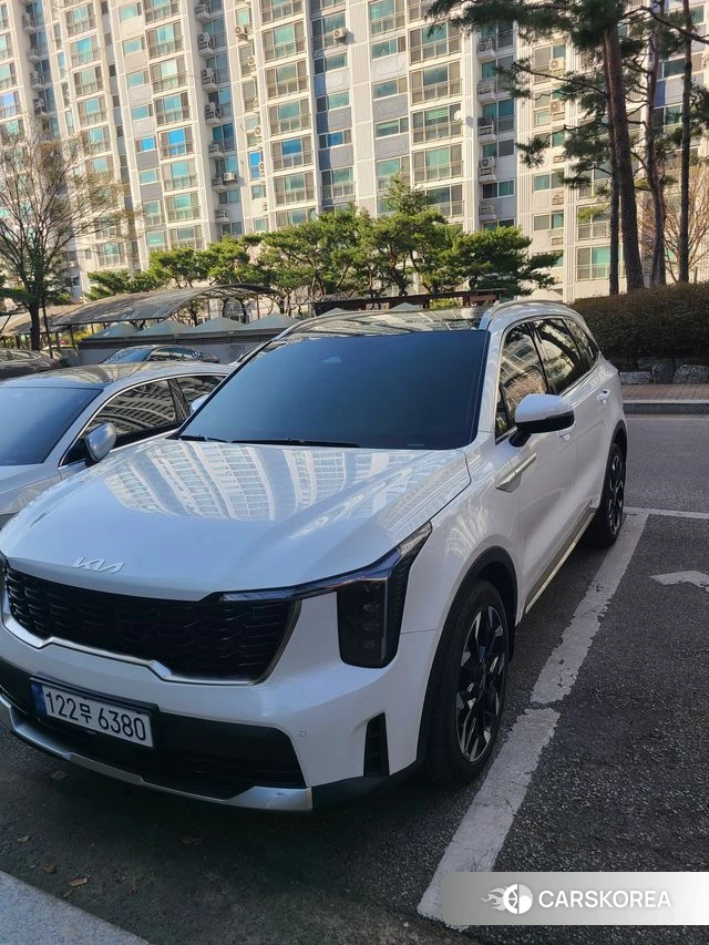 Kia The New Sorento 4th Generation 2023 Белый из Кореи