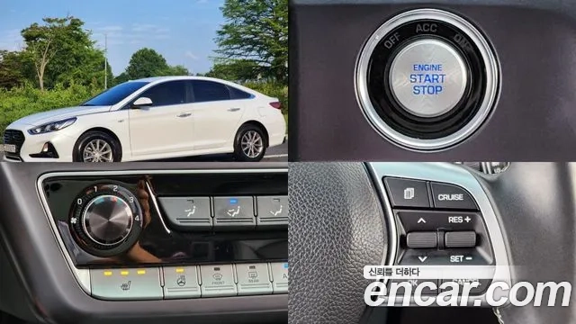 Hyundai Sonata New Rise 2018 Белый из Кореи