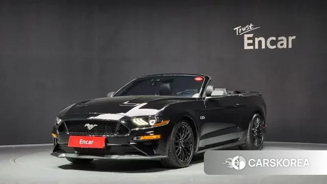 Ford Mustang 2018 Черный из Кореи