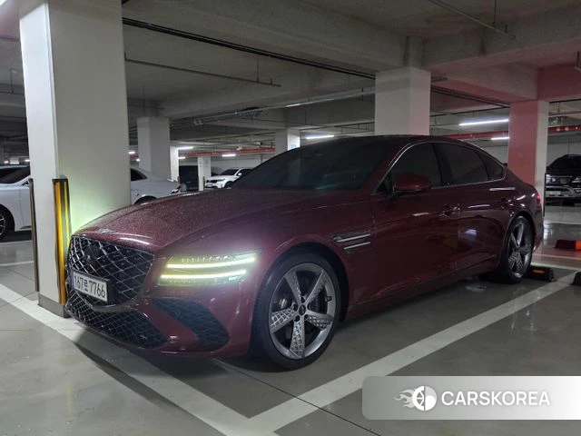 Genesis G80 (RG3) 2024 Красный из Кореи