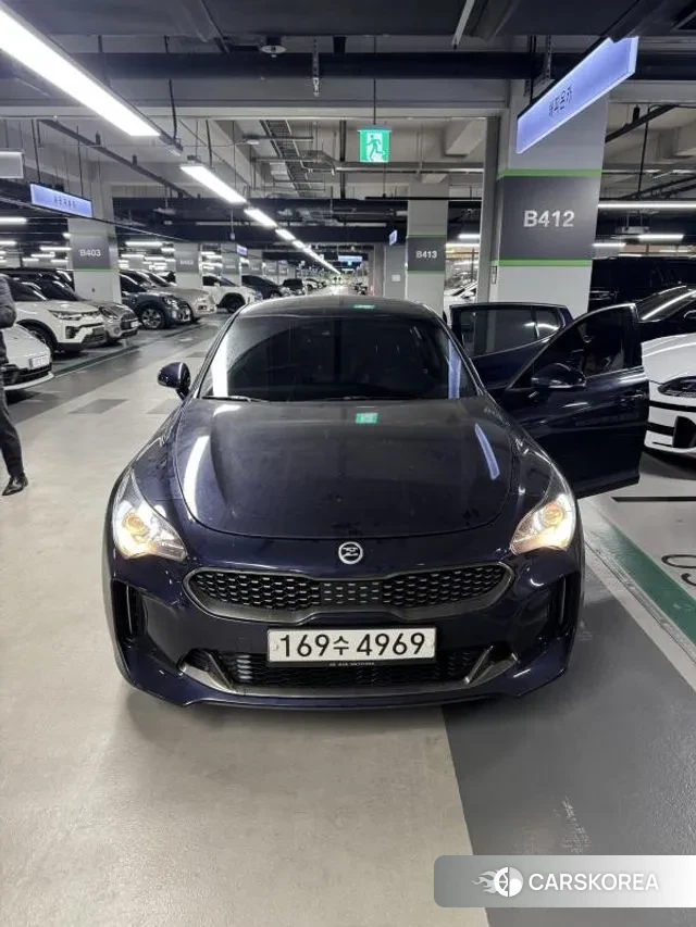 Kia Stinger 2019 Синий из Кореи