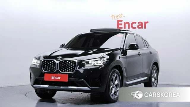 BMW X4 (G02) 2023 Черный из Кореи