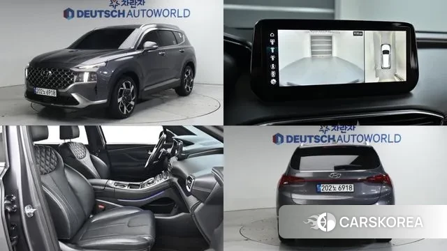 Hyundai The New Santa Fe 2021 Серебристо-серый из Кореи