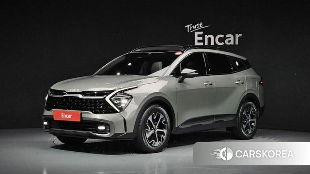 Kia Sportage 5th Generation Hybrid 2021 Светло-зеленый из Кореи