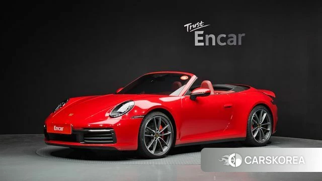 Porsche 911(992) 2021 Красный из Кореи