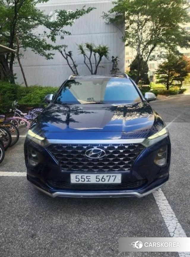 Hyundai Santa Fe TM 2019 Синий из Кореи