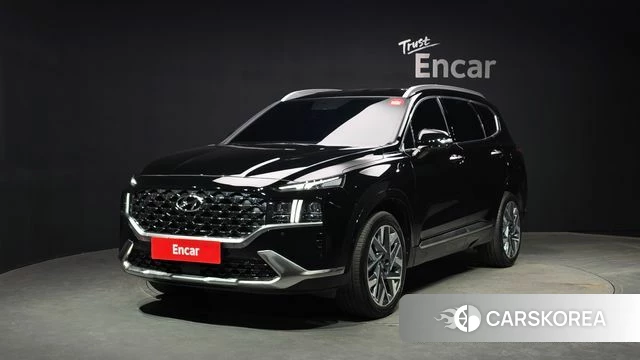 Hyundai The New Santa Fe 2023 Черный из Кореи