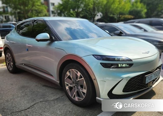 Genesis GV60 2022 Небесно-голубой из Кореи
