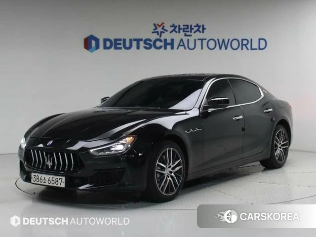 Maserati Ghibli 2018 Черный из Кореи