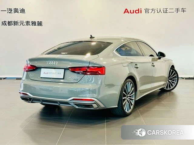 Audi A5 2021 Серебристо-серый из Китая