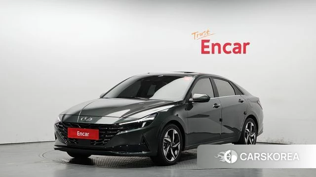 Hyundai Avante Hybrid (CN7) 2020 Серый из Кореи