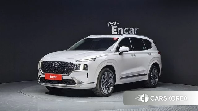 Hyundai The New Santa Fe 2023 Белый из Кореи