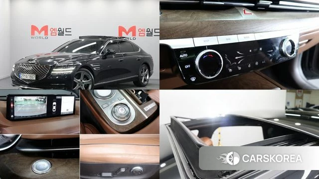 Genesis G80 (RG3) 2020 Черный из Кореи