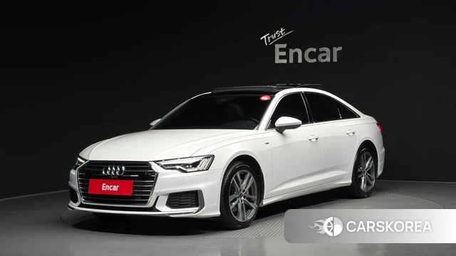 Audi A6 (C8) 2021 Белый из Кореи