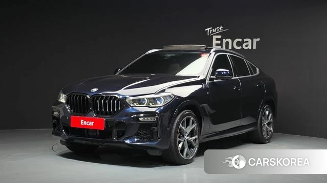 BMW X6 (G06) 2021 Черный из Кореи