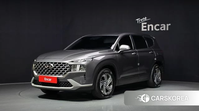 Hyundai The New Santa Fe 2022 Серый из Кореи