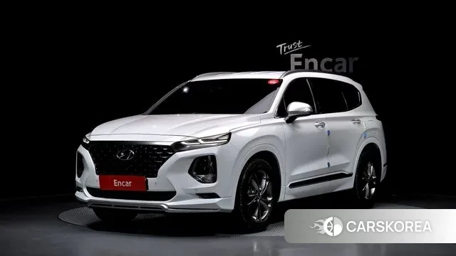 Hyundai Santa Fe TM 2018 Белый из Кореи
