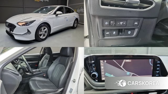 Hyundai Sonata (DN8) 2021 Белый из Кореи