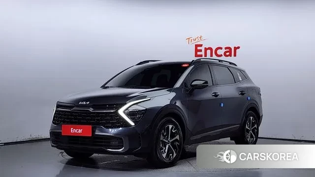 Kia Sportage 5th Generation Hybrid 2023 Серый из Кореи