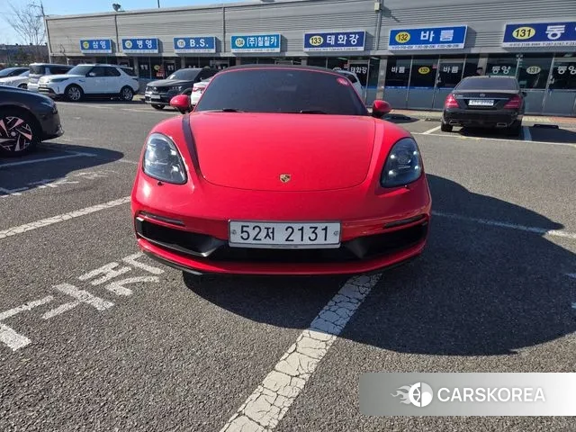 Porsche 718 Boxster 2018 Красный из Кореи