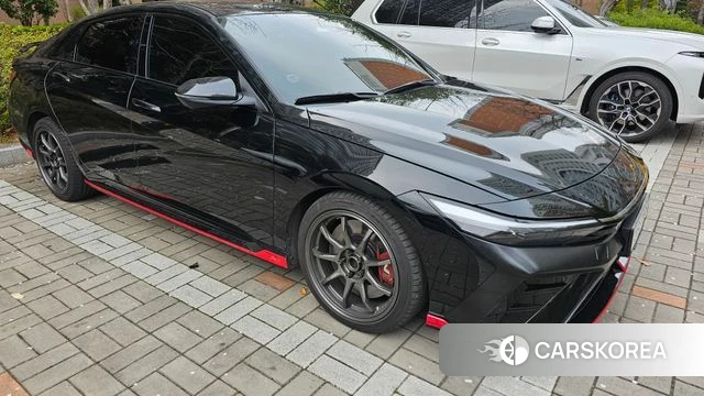 Hyundai The New Avante (CN7) 2023 Черный из Кореи