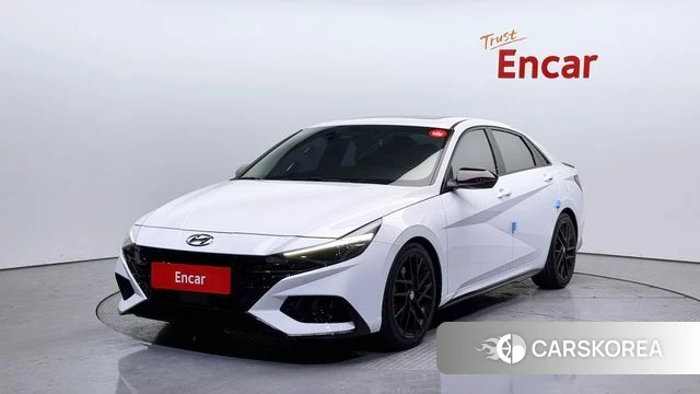 Hyundai Avante (CN7) 2021 Белый из Кореи