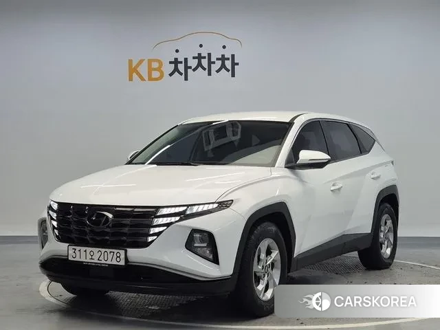 Hyundai Tucson (NX4) 2021 Белый из Кореи