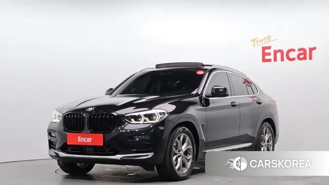 BMW X4 (G02) 2021 Черный из Кореи