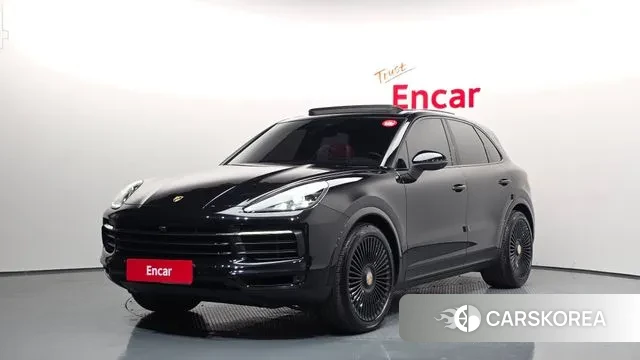 Porsche Cayenne (PO536) 2020 Черный из Кореи