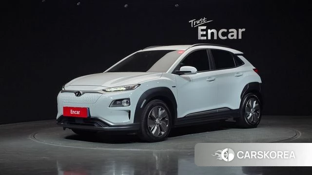 Hyundai Kona Electric 2018 Белый из Кореи