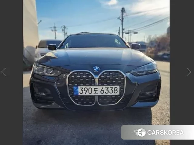BMW 4 Series (G22) 2022 Черный из Кореи