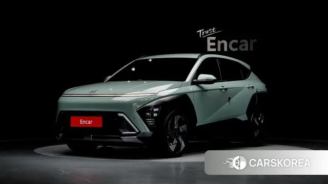Hyundai Kona (SX2) 2023 Светло-зеленый из Кореи