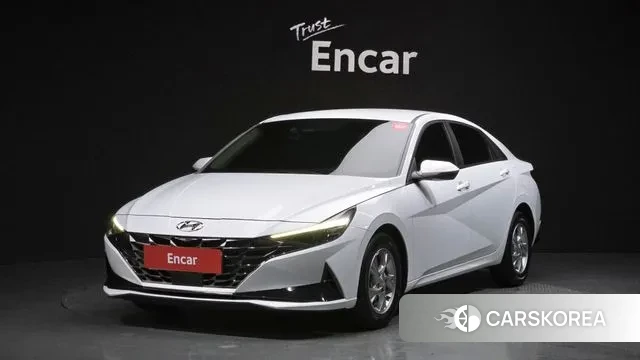 Hyundai Avante (CN7) 2020 Белый из Кореи