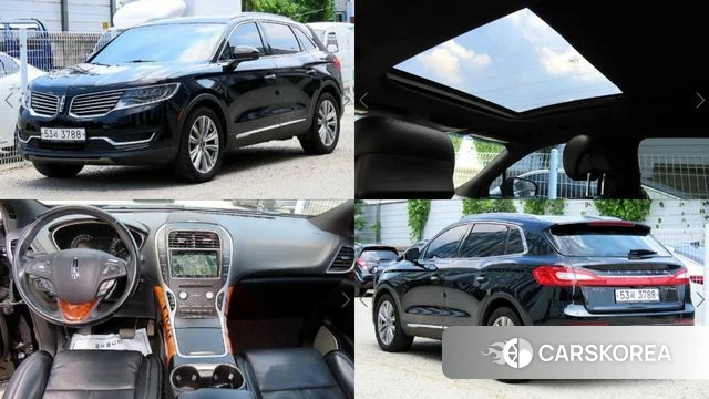 Lincoln MKX 2nd Generation 2018 Черный из Кореи