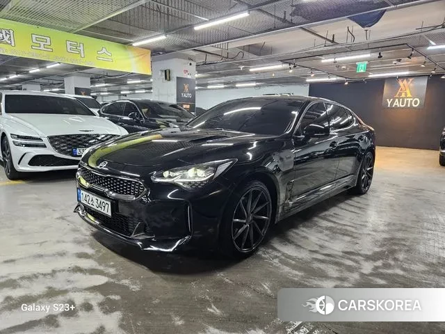 Kia Stinger 2018 Черный из Кореи