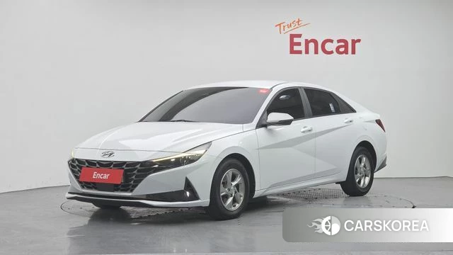 Hyundai Avante (CN7) 2022 Белый из Кореи