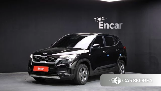 Kia Seltos 2020 Черный из Кореи