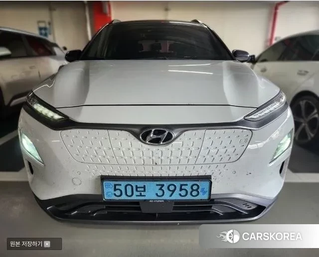 Hyundai Kona Electric 2018 Белый из Кореи