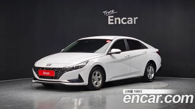 Hyundai Avante (CN7) 2023 Белый из Кореи