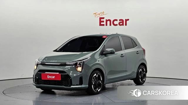 Kia The New Morning (JA) 2025 Темно-зеленый из Кореи
