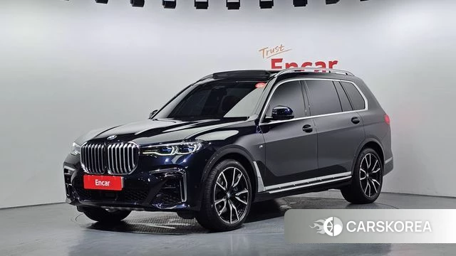 BMW X7 (G07) 2021 Синий из Кореи